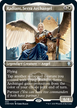 Radiant, Serra Archangel [#553 Etched Foil] (CMR-U)