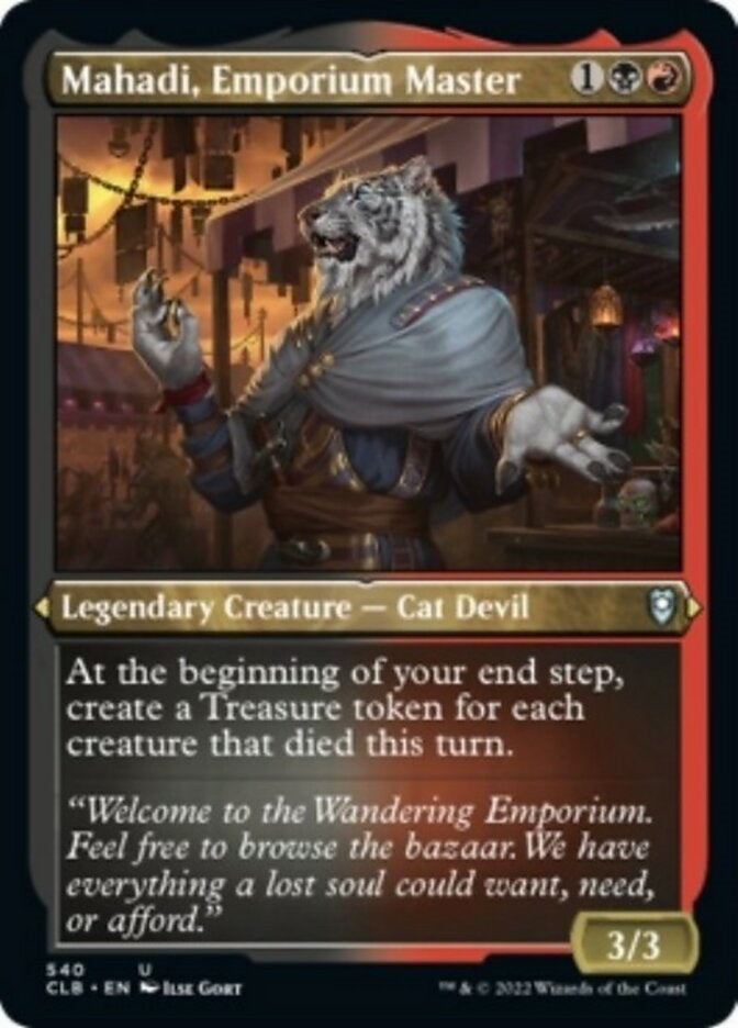 Mahadi, Emporium Master [#540 Etched Foil] (CLB-U)