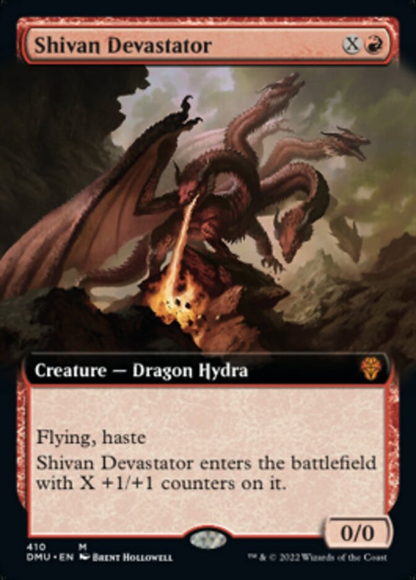 Shivan Devastator [#410 Extended Art] (DMU-M)