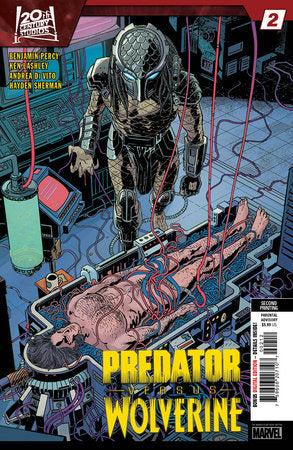 PREDATOR VS. WOLVERINE #2 HAYDEN SHERMAN 2ND PRINTING VARIANT