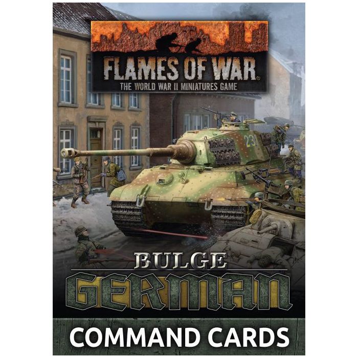 Flames of War: WWII: Command Card Pack (FW271C) - Bulge: German