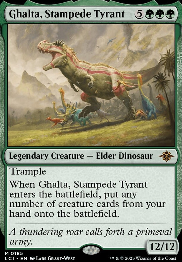 Ghalta, Stampede Tyrant [#0185] (LCI-M)