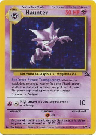 Haunter - 06/62 (FO) Holo Rare - Near Mint Unlimited Holofoil