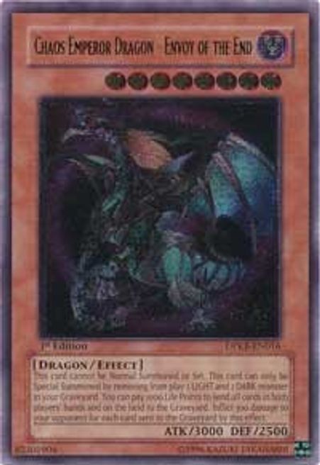 Chaos Emperor Dragon - Envoy of the End (DPKB-EN016) Ultimate Rare Moderate Play