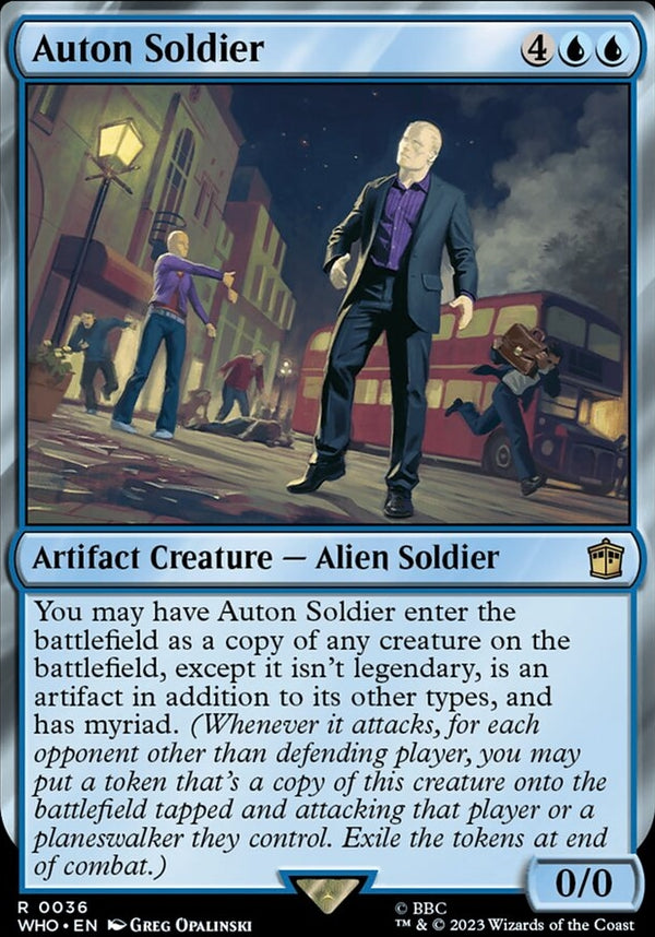 Auton Soldier [#0036 New Cards] (WHO-R)