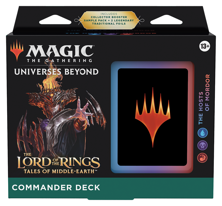 MTG: The Lord of the Rings: Tales of Middle-earth - Commander: The Hosts of Mordor [UBR]