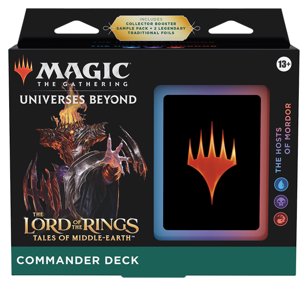 MTG: The Lord of the Rings: Tales of Middle-earth - Commander: The Hosts of Mordor [UBR]