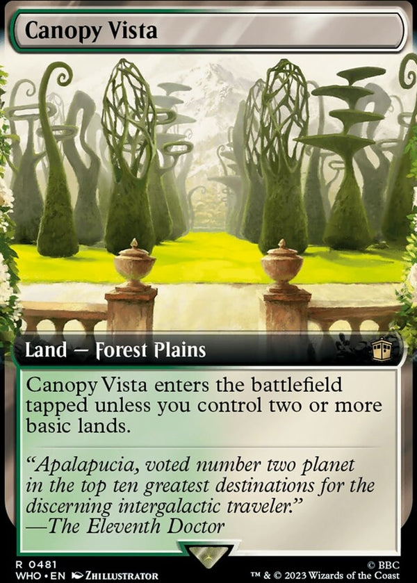 Canopy Vista [#0481 Extended Art Reprint] (WHO-R)