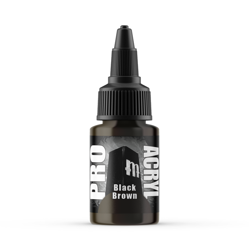 Monument Hobbies: PRO Acryl - 040 Black Brown (22mL)