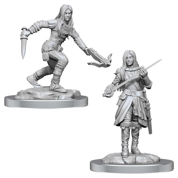 D&D: Nolzur's Marvelous Miniatures - Half-Elf Rogue Female W17