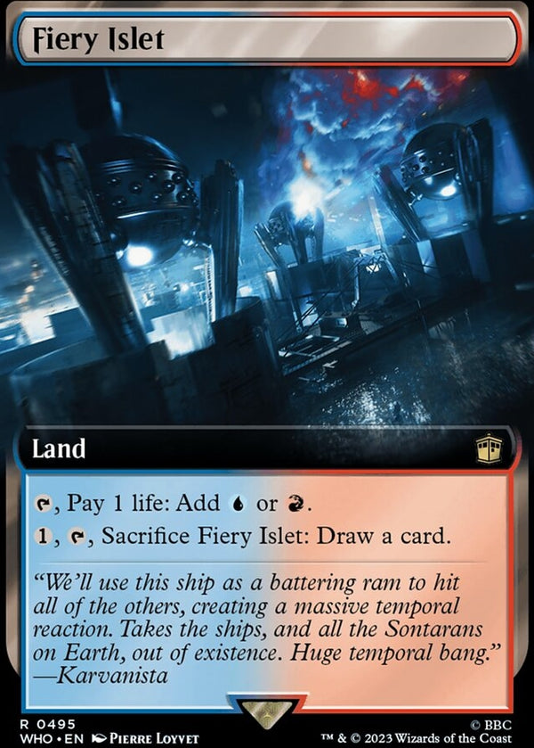 Fiery Islet [#0495 Extended Art Reprint] (WHO-R)