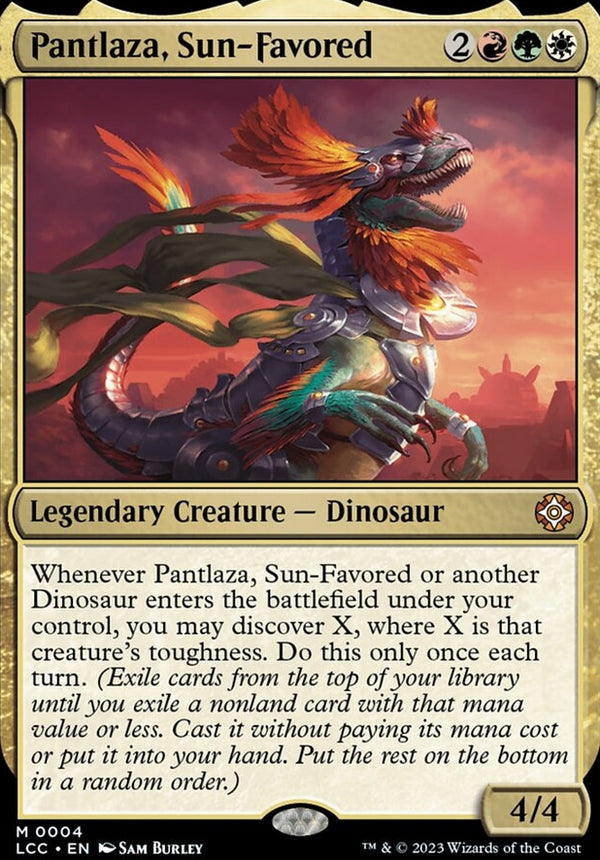 Pantlaza, Sun-Favored [#0004 Commanders] (LCC-M)