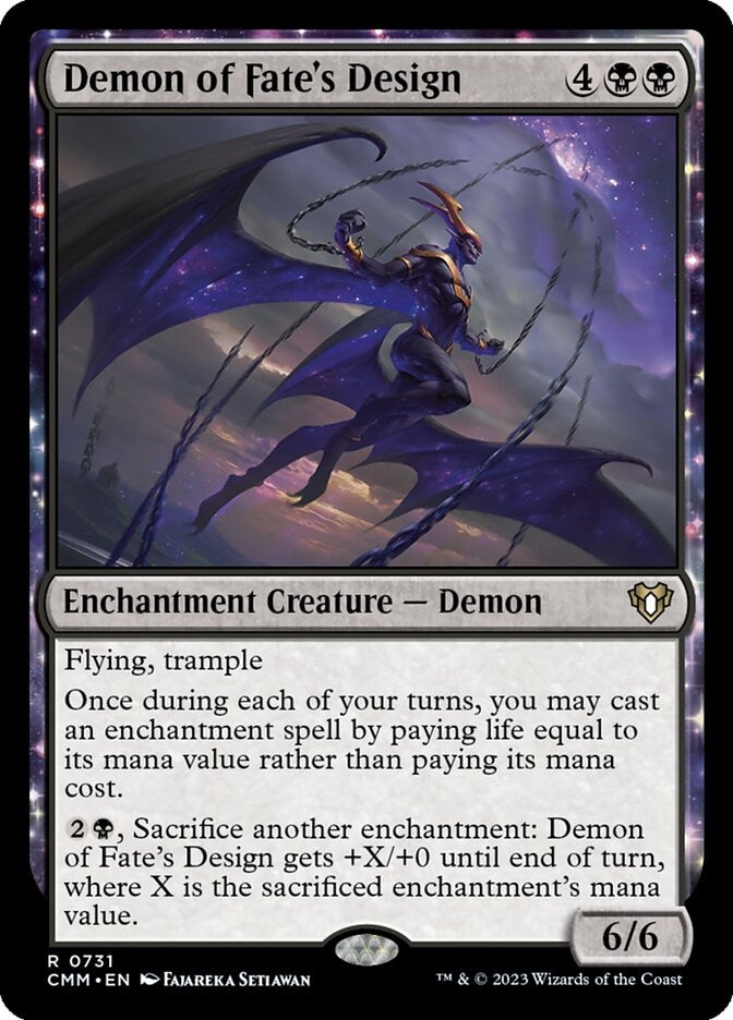 Demon of Fate's Design [#0731 New Commander Cards] (CMM-R)