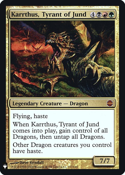 Karrthus, Tyrant of Jund [Mystery Booster Retail Foils #087] (ARB-M-FOIL)