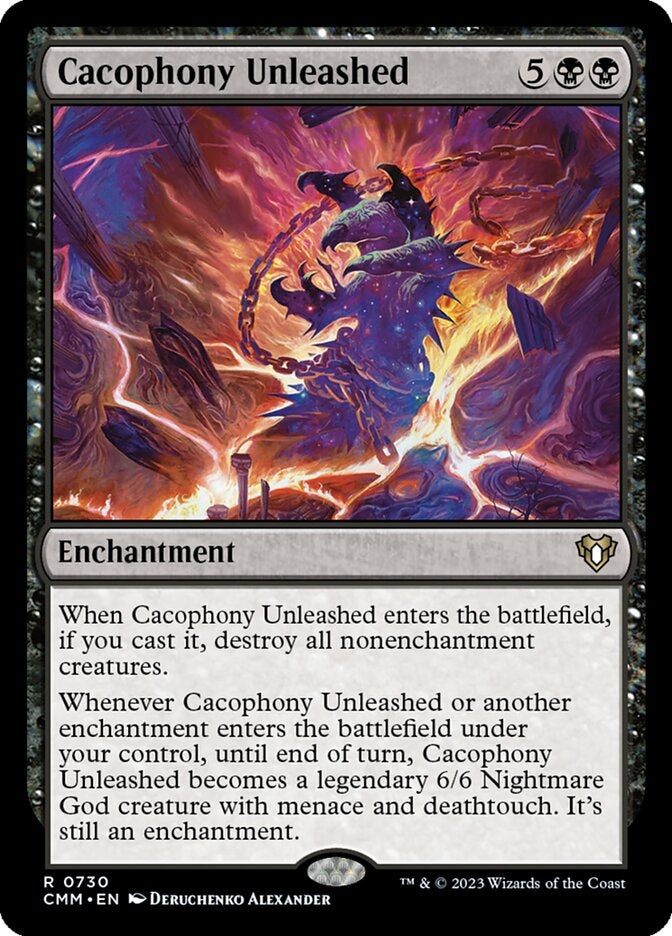 Cacophony Unleashed [#0730 New Commander Cards] (CMM-R)