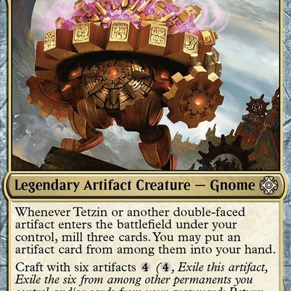 Tetzin, Gnome Champion // The Golden-Gear Colossus [#0013] (LCC-R)