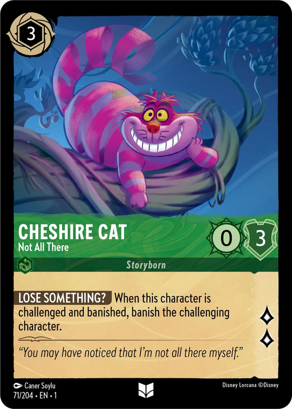 Cheshire Cat - Not All There (The First Chapter 71/204) Uncommon - Near Mint