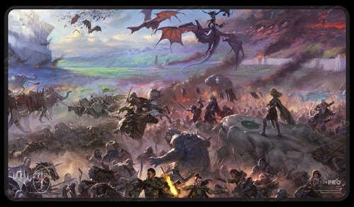 Ultra-PRO: Playmat Black Stitched - MTG: The Lord of the Rings: Tales of Middle-earth - Borderless Scene