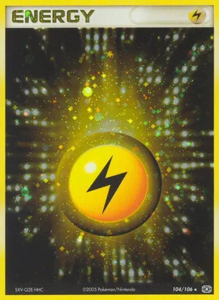 Lightning Energy - 104/106 Holo Rare Light Play