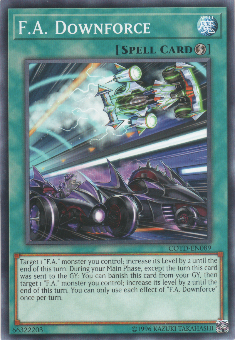 F.A. Downforce (COTD-EN089) Near Mint Unlimited - Common