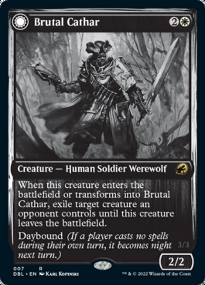 Brutal Cathar // Moonrage Brute [