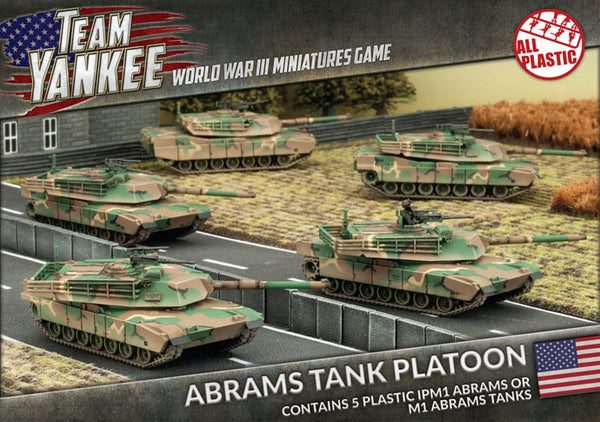 Flames of War: Team Yankee WW3: USA (TUBX08) - Abrams Tank Platoon (Plastic)