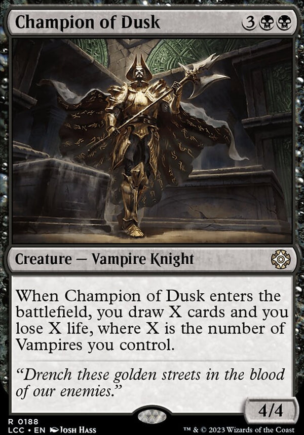 Champion of Dusk [#0188 Reprint] (LCC-R)