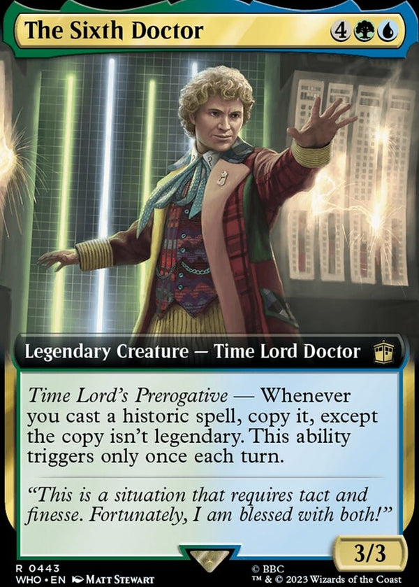 The Sixth Doctor [#0443 Extended Art] (WHO-R)