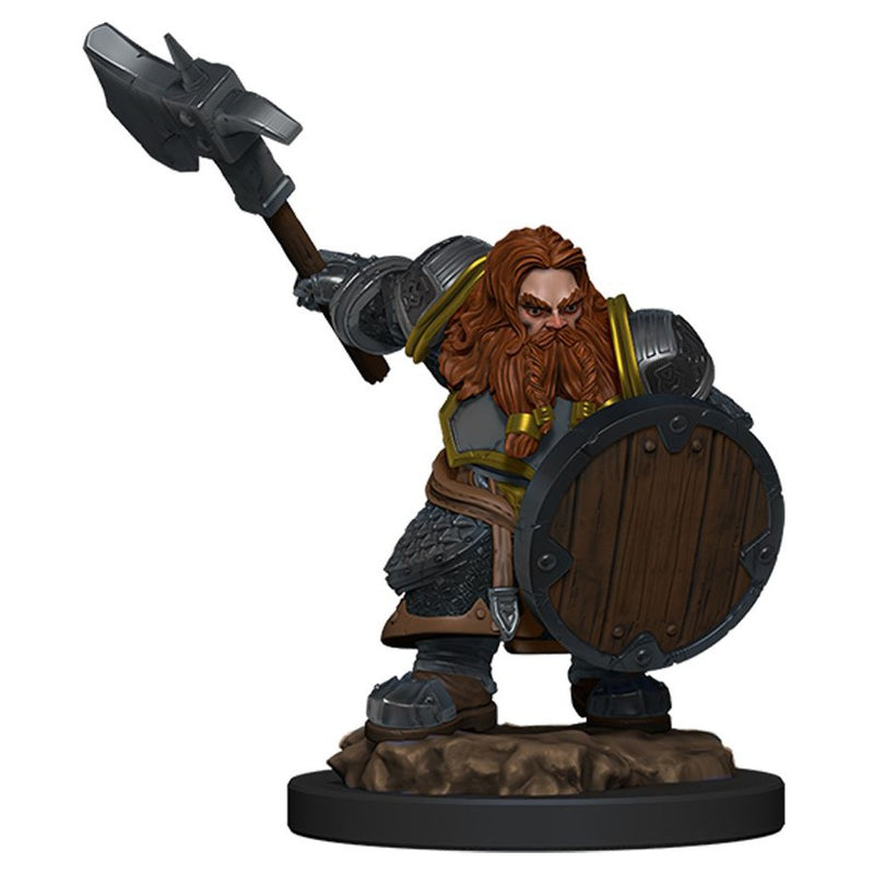 D&D Miniatures: Icons of the Realms - Premium Figure: Wave 05 - Dwarf Fighter Male