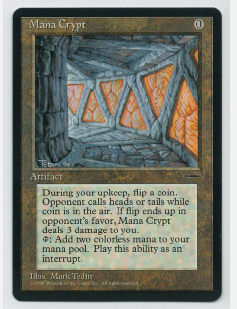 Mana Crypt [#361 Alternate-Art Borderless] (2XM-M) Moderate Play