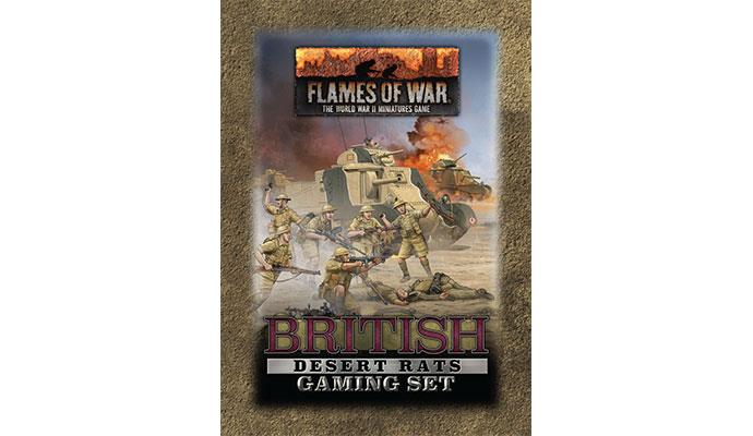 Flames of War: WWII: British (TD052) - Desert Rats Gaming Set