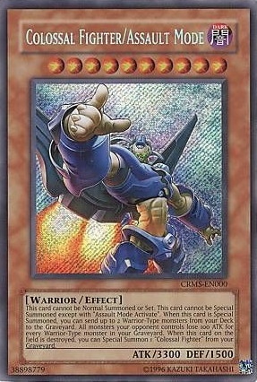 Colossal Fighter/Assault Mode (CRMS-EN000) Secret Rare - Near Mint Unlimited