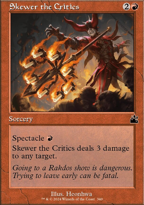 Skewer the Critics [#0340 Retro Frame] (RVR-C)