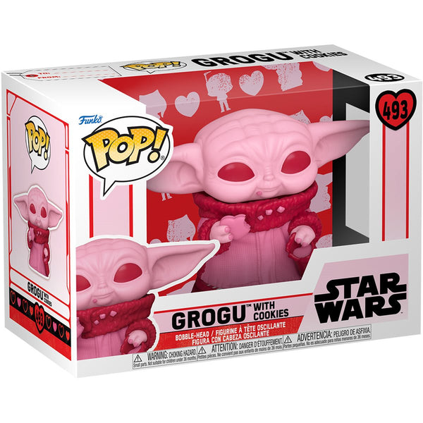 POP Figure: Star Wars Valentines #0493 - Grogu With Cookies