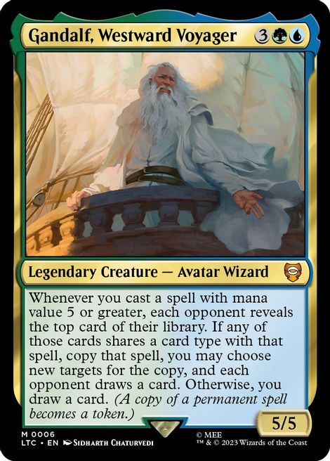 Gandalf, Westward Voyager [#0006] (LTC-M-FOIL)