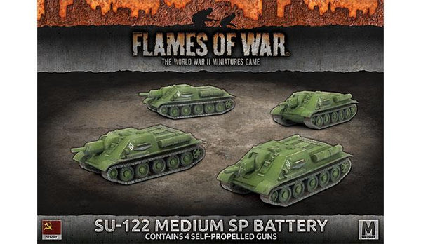 Flames of War: WWII: Soviet (SBX60) - SU-122 Medium SP Battery (Mid)