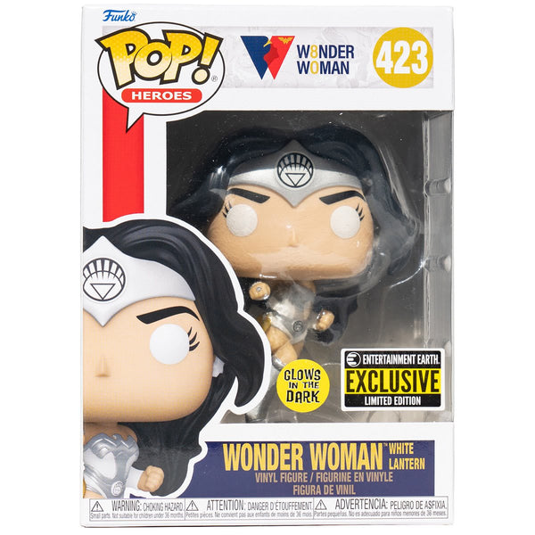 POP Figure: DC Wonder Woman 80th #0423 - Wonder Woman (White Lantern) (EE) (Glow)