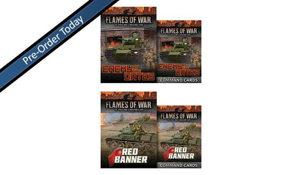 Flames of War: WWII: Unit and Command Cards (FW257-SCB) - Eastern Front, Soviet Bundle: Enemy at the Gates & Red Banner