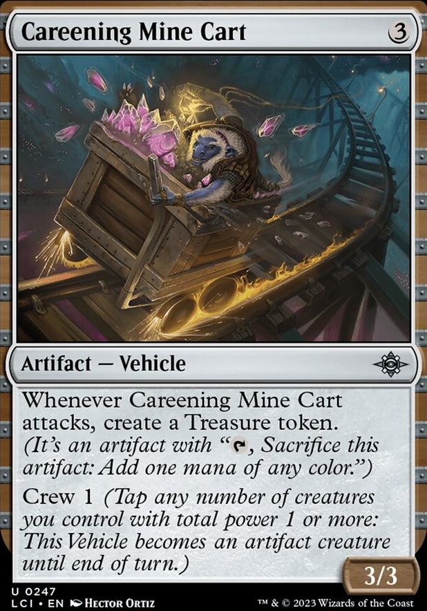 Careening Mine Cart [#0247] (LCI-U)