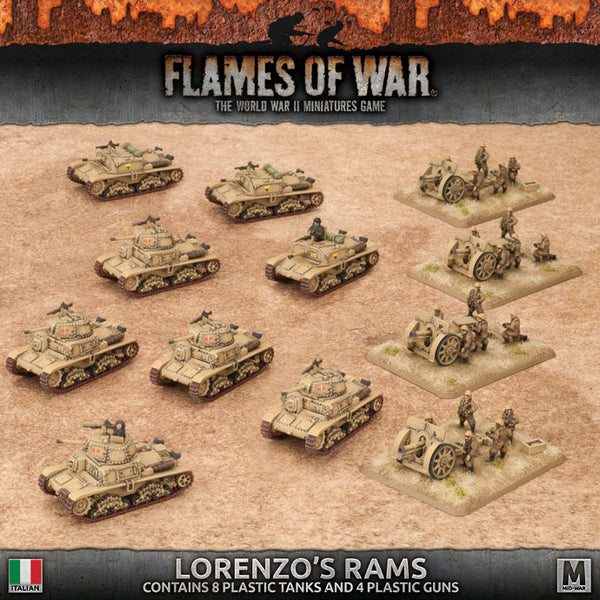 Flames of War: WWII: Italian (ITAB02) - Lorenzo's Rams