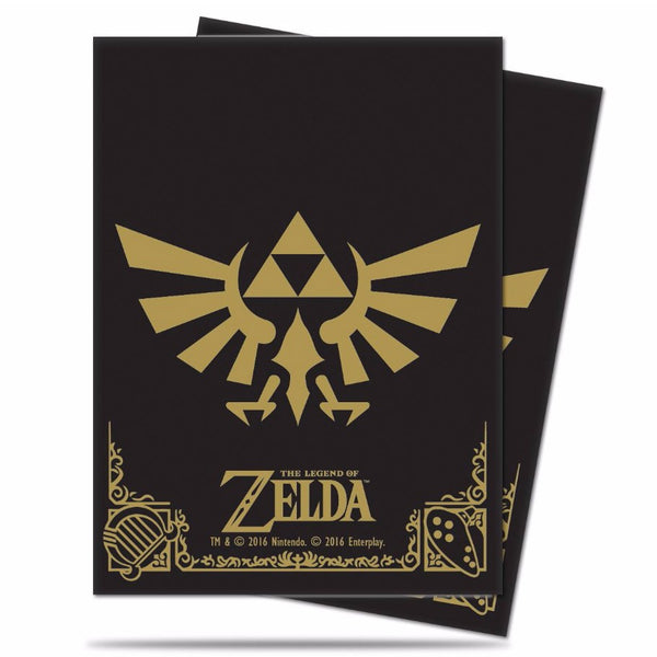 Ultra-Pro Standard Sleeves: Zelda Black and Gold