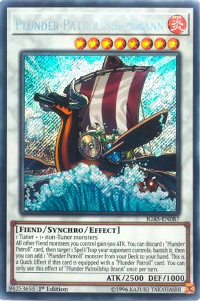 Plunder Patrollship Brann (IGAS-EN087) 1st Edition
