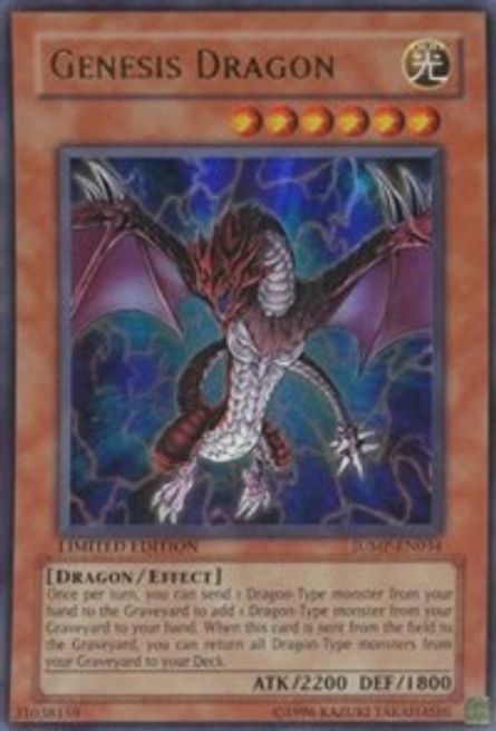 Genesis Dragon (JUMP-EN034) Moderate Play