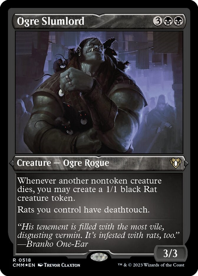 Ogre Slumlord [#0518 Etched Foil] (CMM-R)