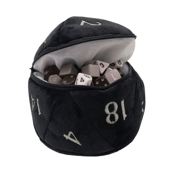 Ultra-PRO: D20 Plush Dice Bag - Black