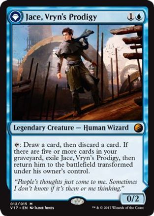 Jace, Vryn's Prodigy/Jace, Telepath Unbound (V17-M)