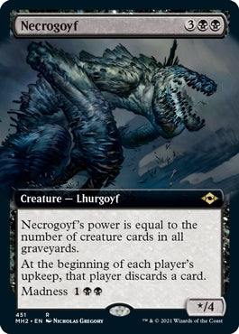 Necrogoyf [#451 Extended Art] (MH2-R)