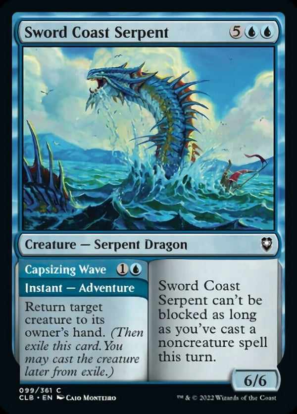 Sword Coast Serpent // Capsizing Wave (CLB-C)