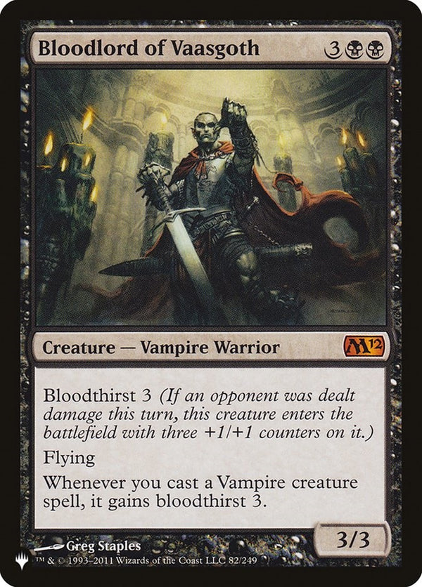 Bloodlord of Vaasgoth (M12-M-LIST)