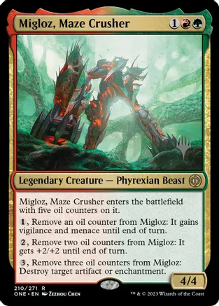 Migloz, Maze Crusher (ONE-R-PP-FOIL)